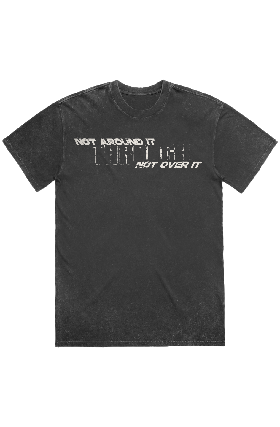 The Tagline Tee — Drop 001 | THROUGH